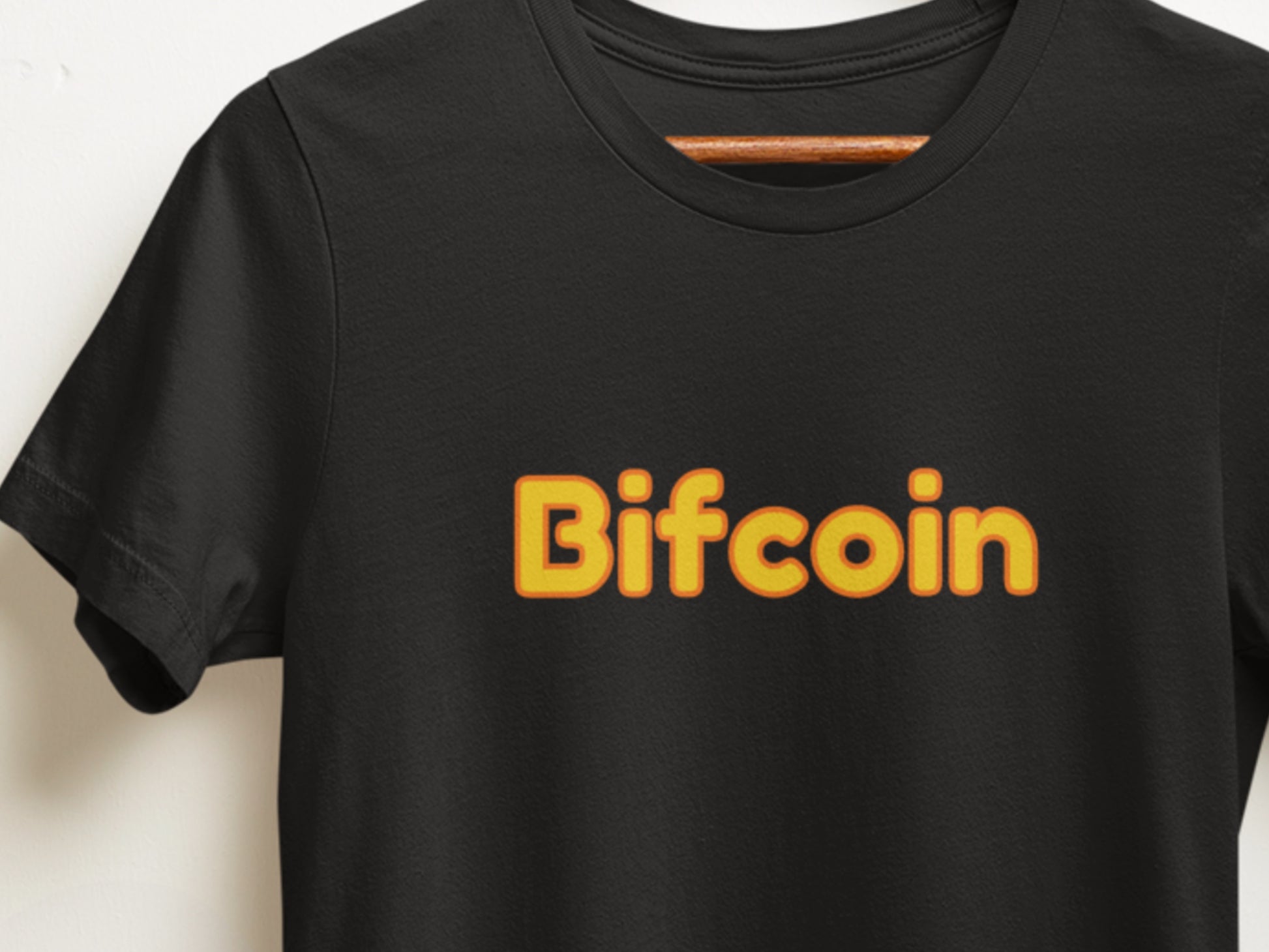 Bifcoin Black T-Shirt.