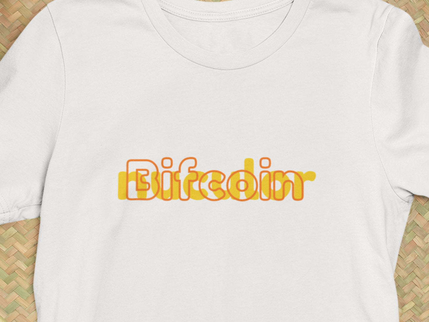 Bifcoin Nuculor White T-Shirt.