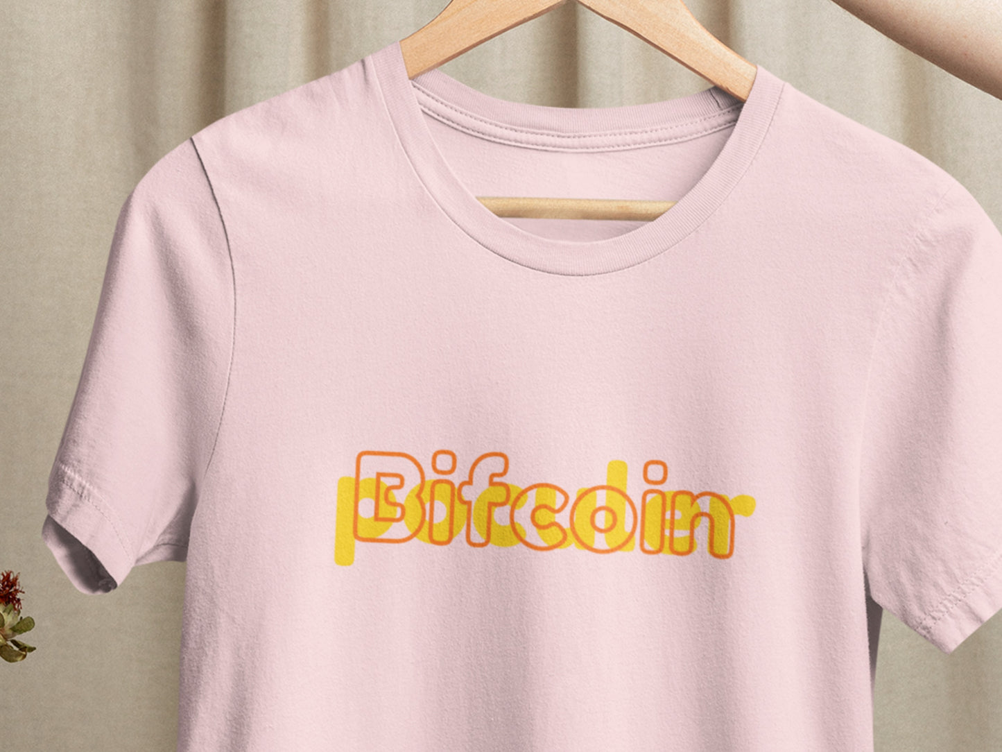 Bifcoin Poculer Pink T-Shirt.