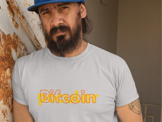 Bifcoin Poculer Silver T-Shirt.