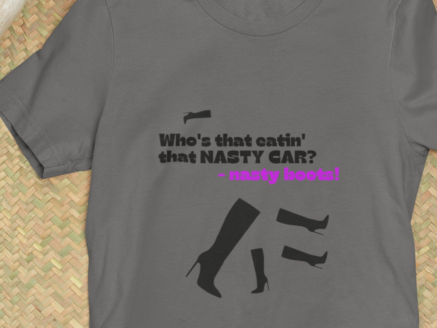 Nasty Boots Asphalt T-Shirt.