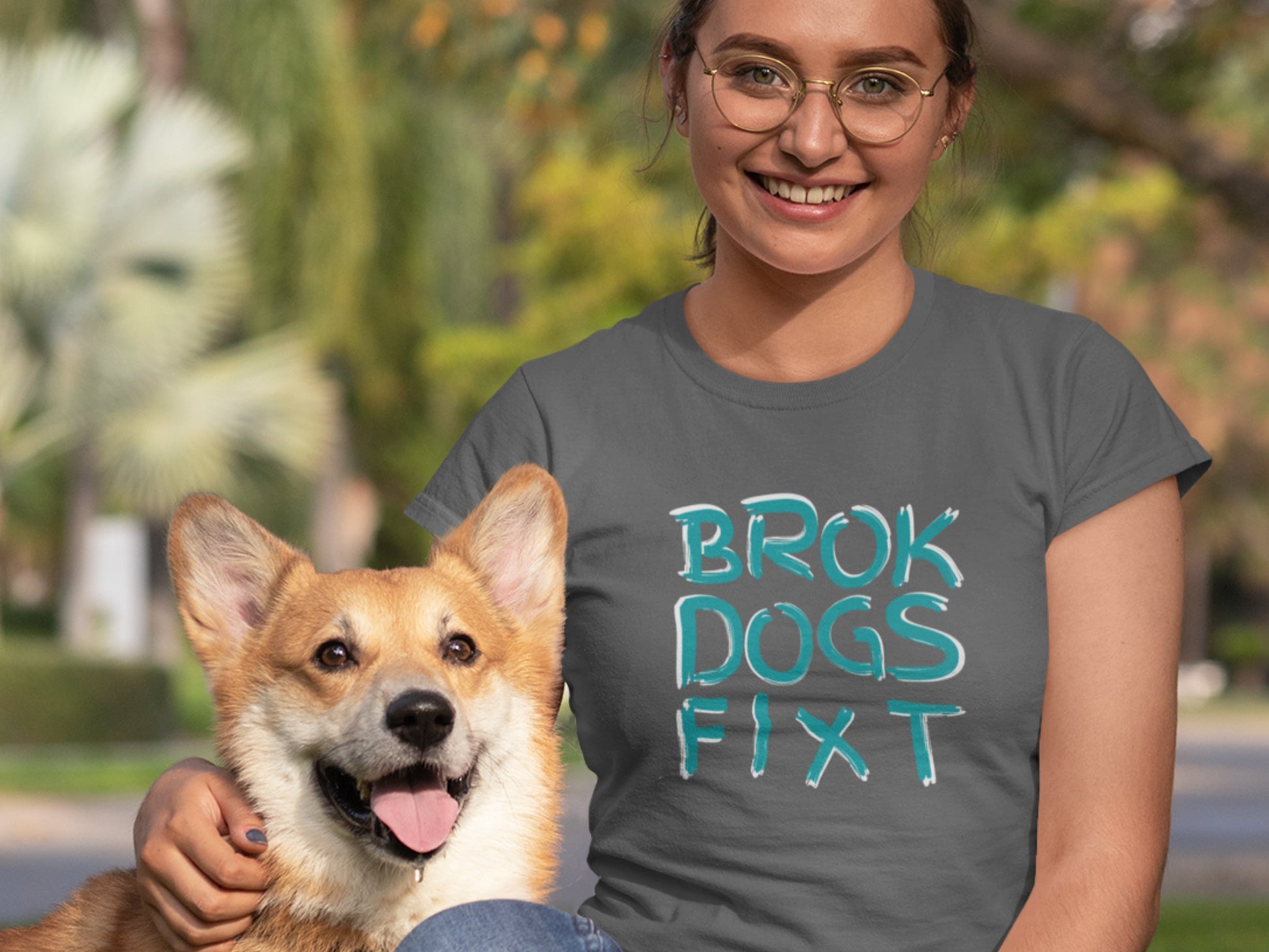 Brok Dogs Fixt Asphalt T-Shirt.