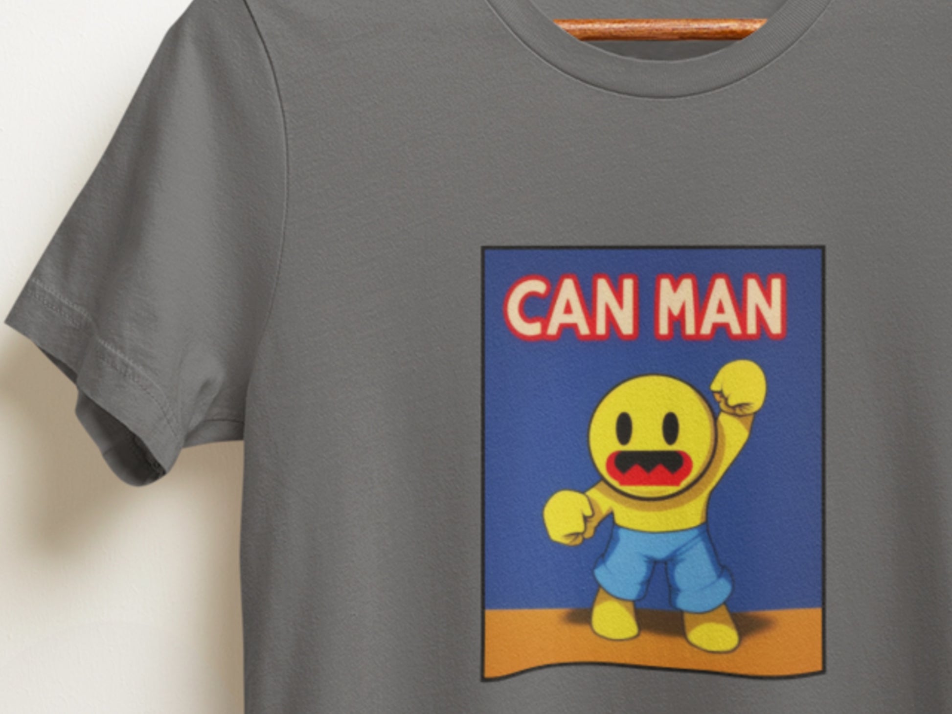 Can Man Asphalt T-Shirt.