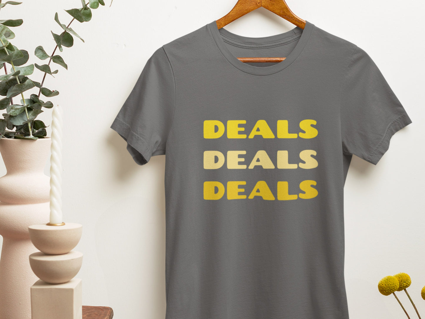 Deals Deals Deals Asphalt T-Shirt.