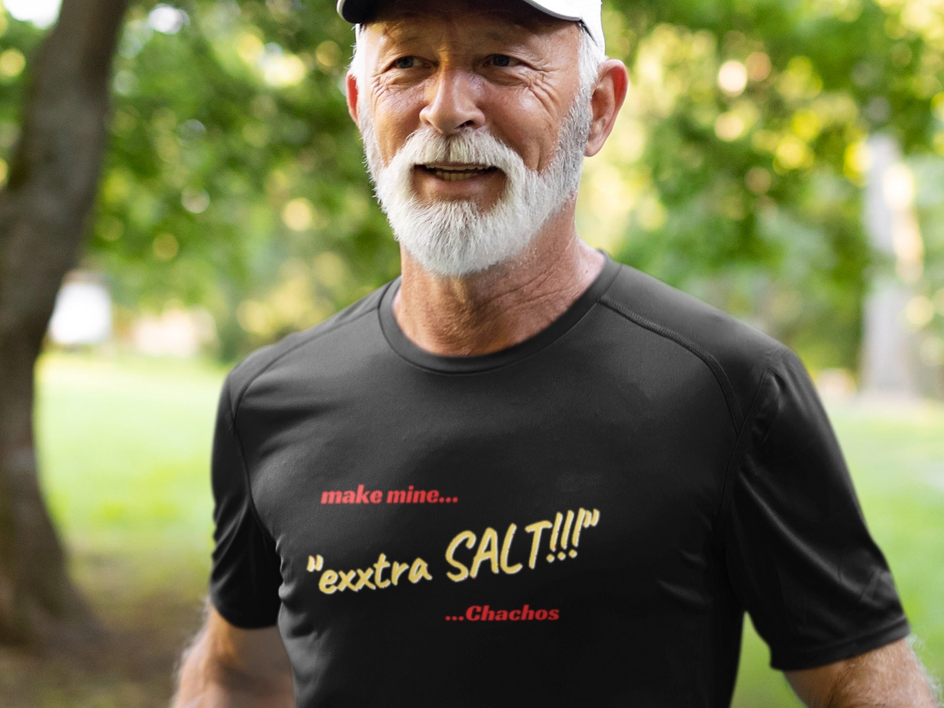 Make Mine 'Exxtra SALT!!!" Black T-Shirt.