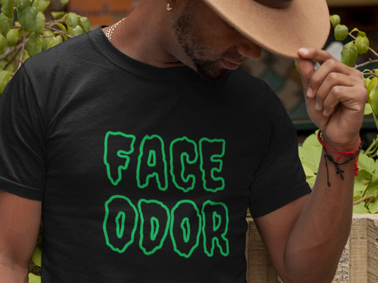 Face Odor Black T-Shirt.