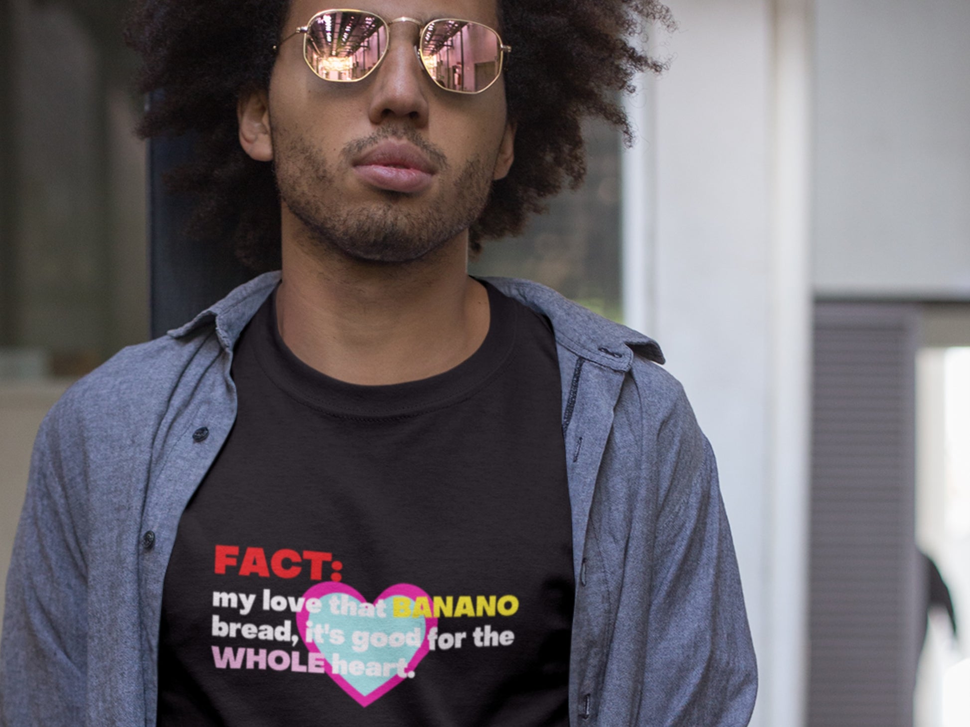 FACT Series: Banano Bread Black T-Shirt.