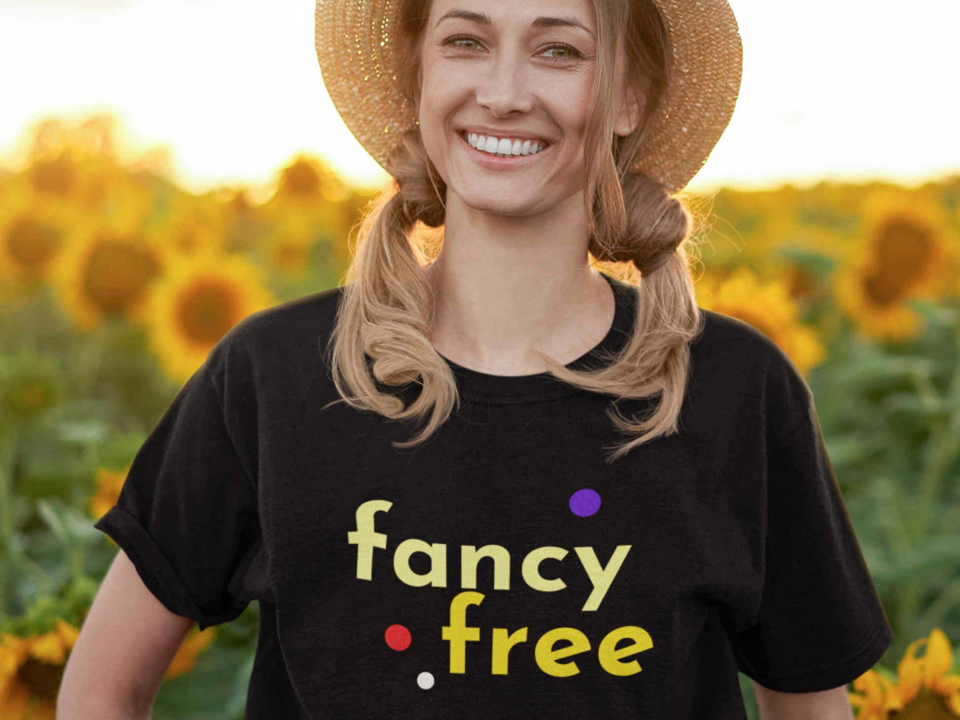 Fancy Free Black T-Shirt.