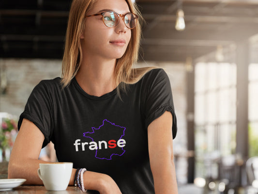 Franse Black T-Shirt.