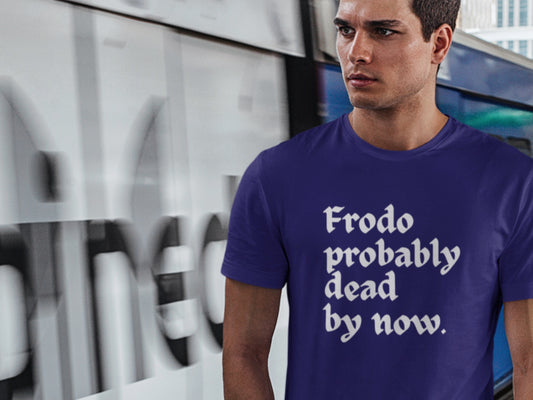 Frodo Probably Dead By Now. Navy T-Shirt.