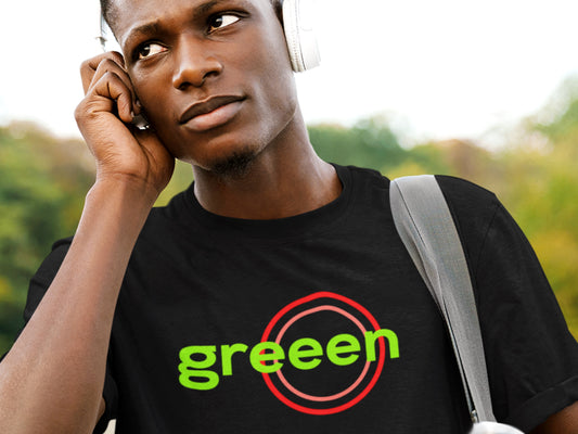 Greeen Black T-Shirt.