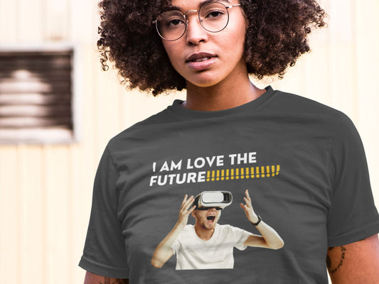 I Am Love The Future! Asphalt T-Shirt.