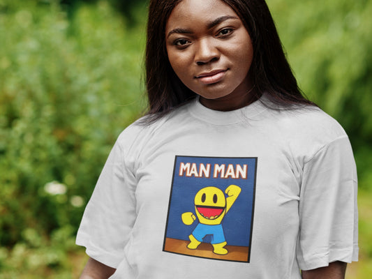 Can Man Man Man Silver T-Shirt.