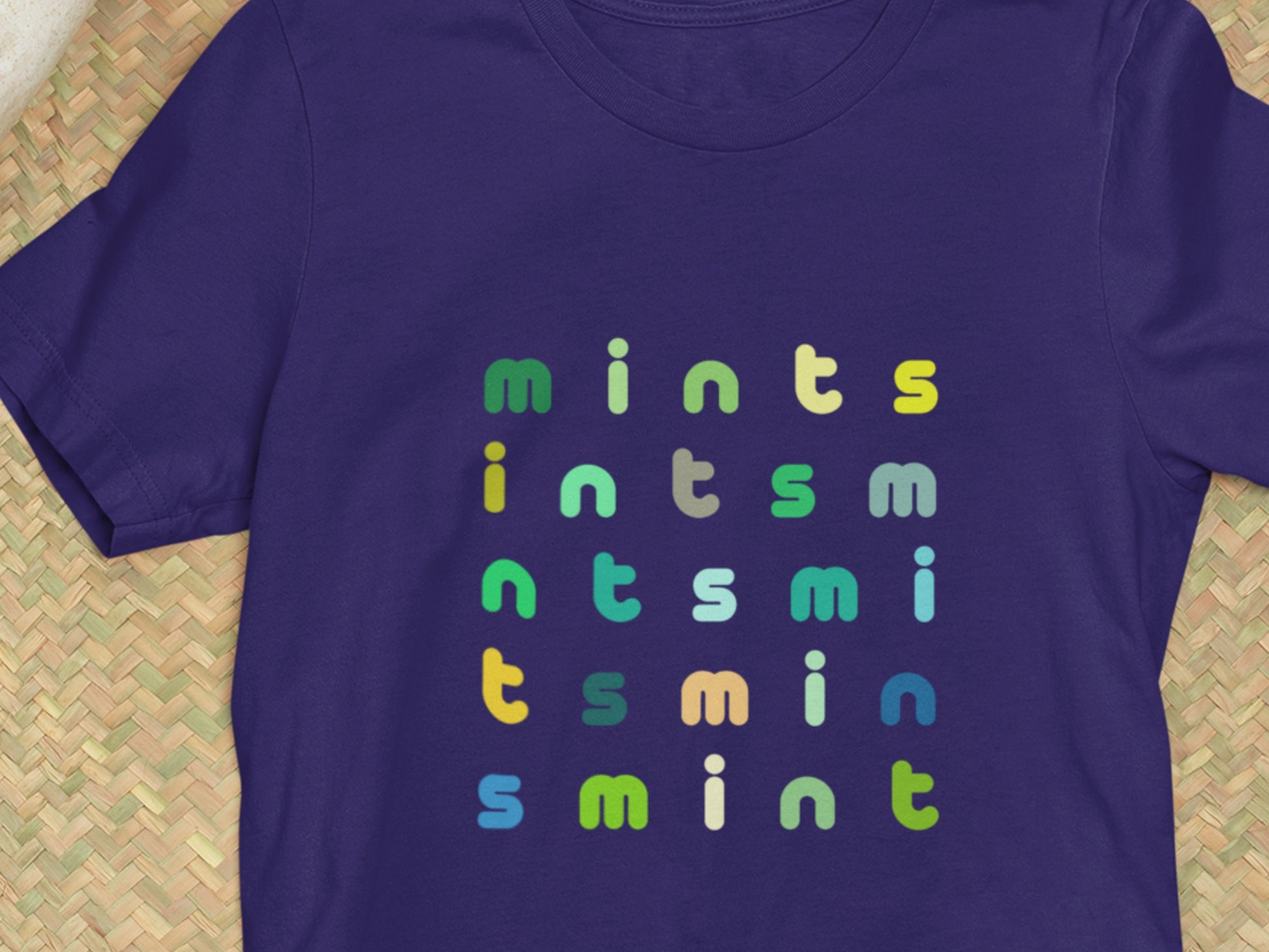 Moron Parade 'Mints' Navy T-Shirt.