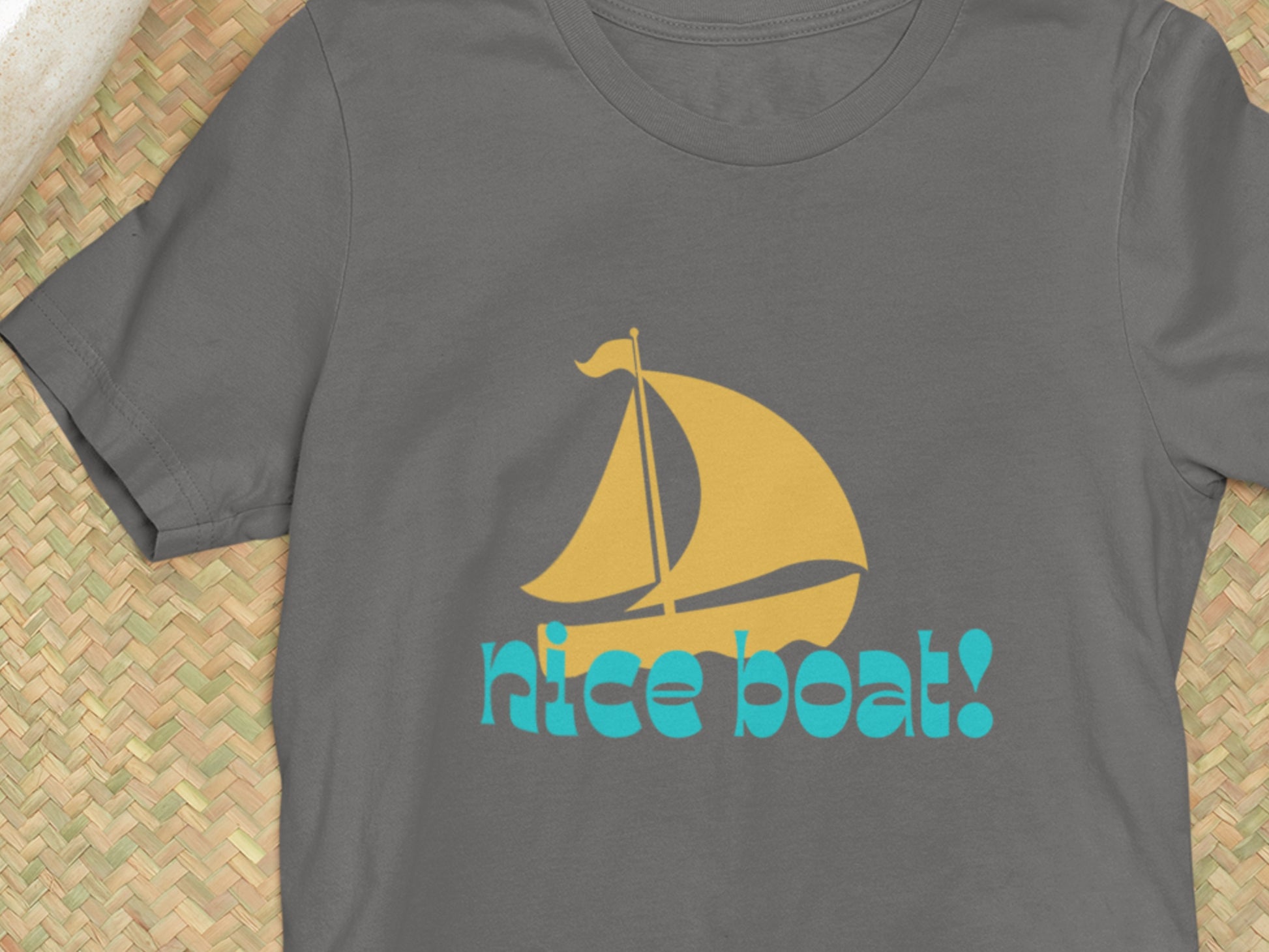 Nice Boat! Asphalt T-Shirt.