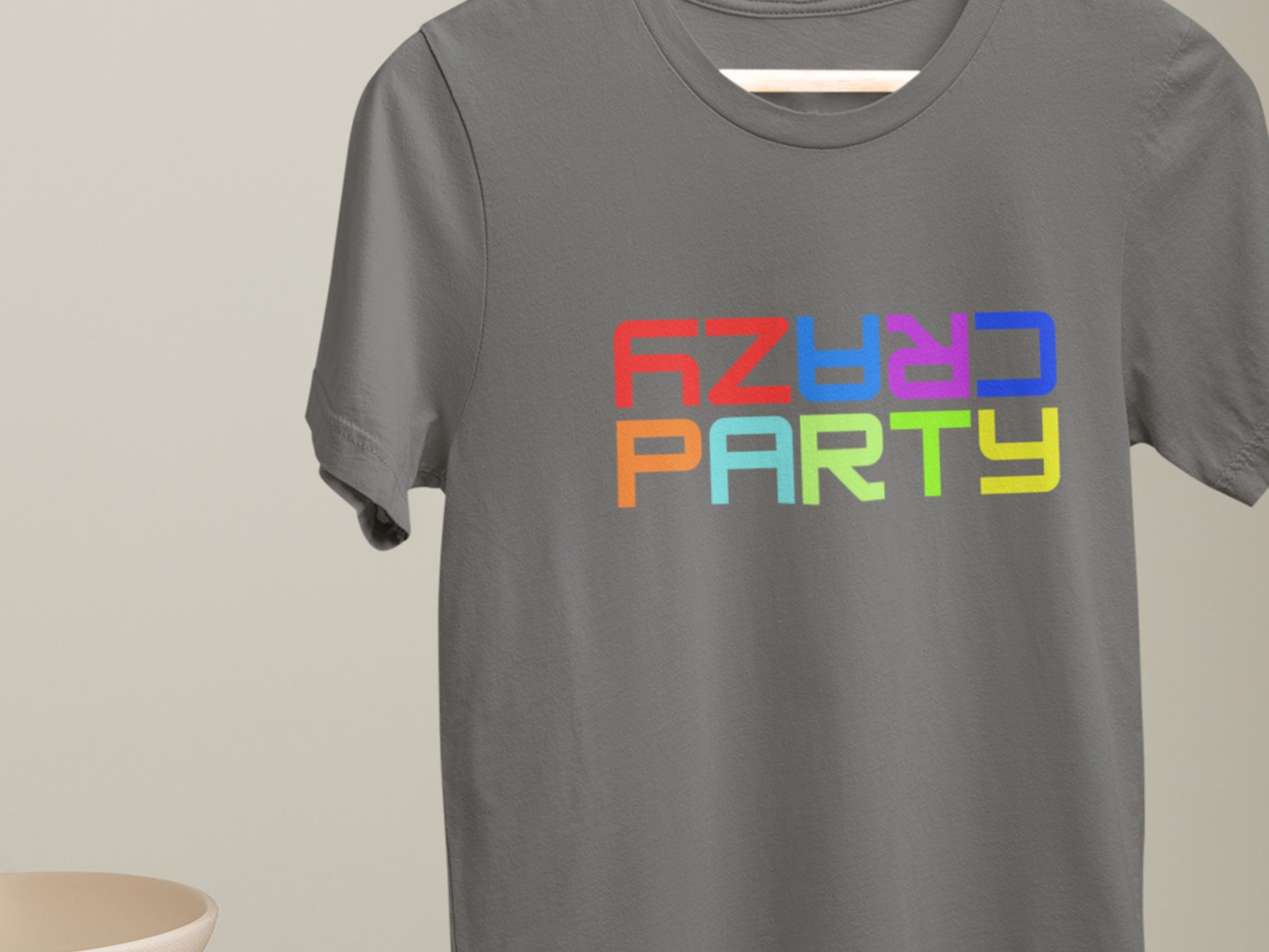 Crazy Party Asphalt T-Shirt.