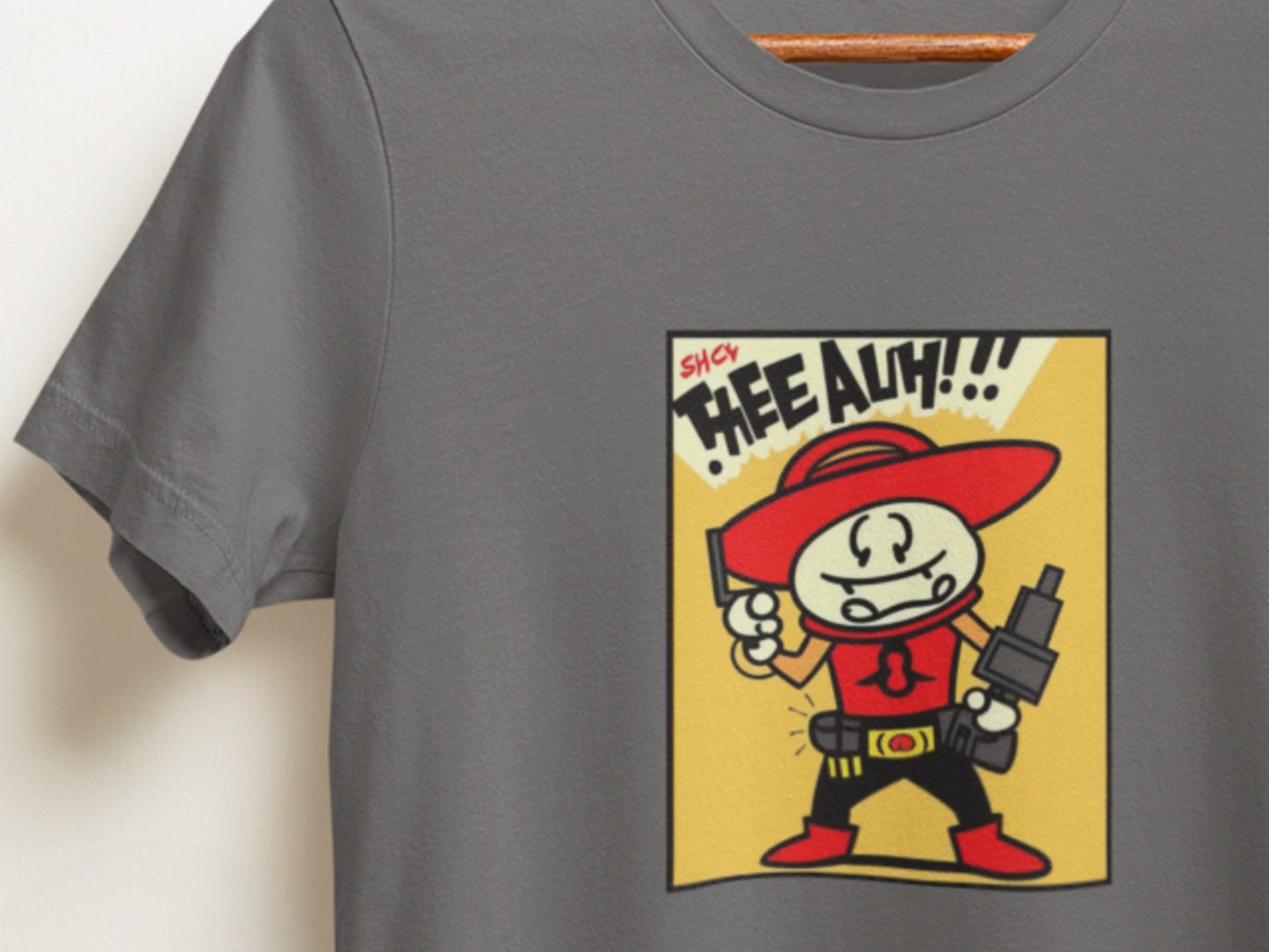 Peesh The Spicy Antenna Asphalt T-Shirt.