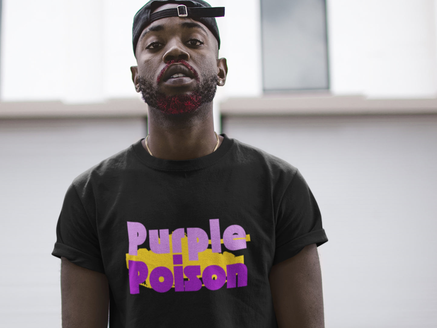 Purple Poison Black T-Shirt.