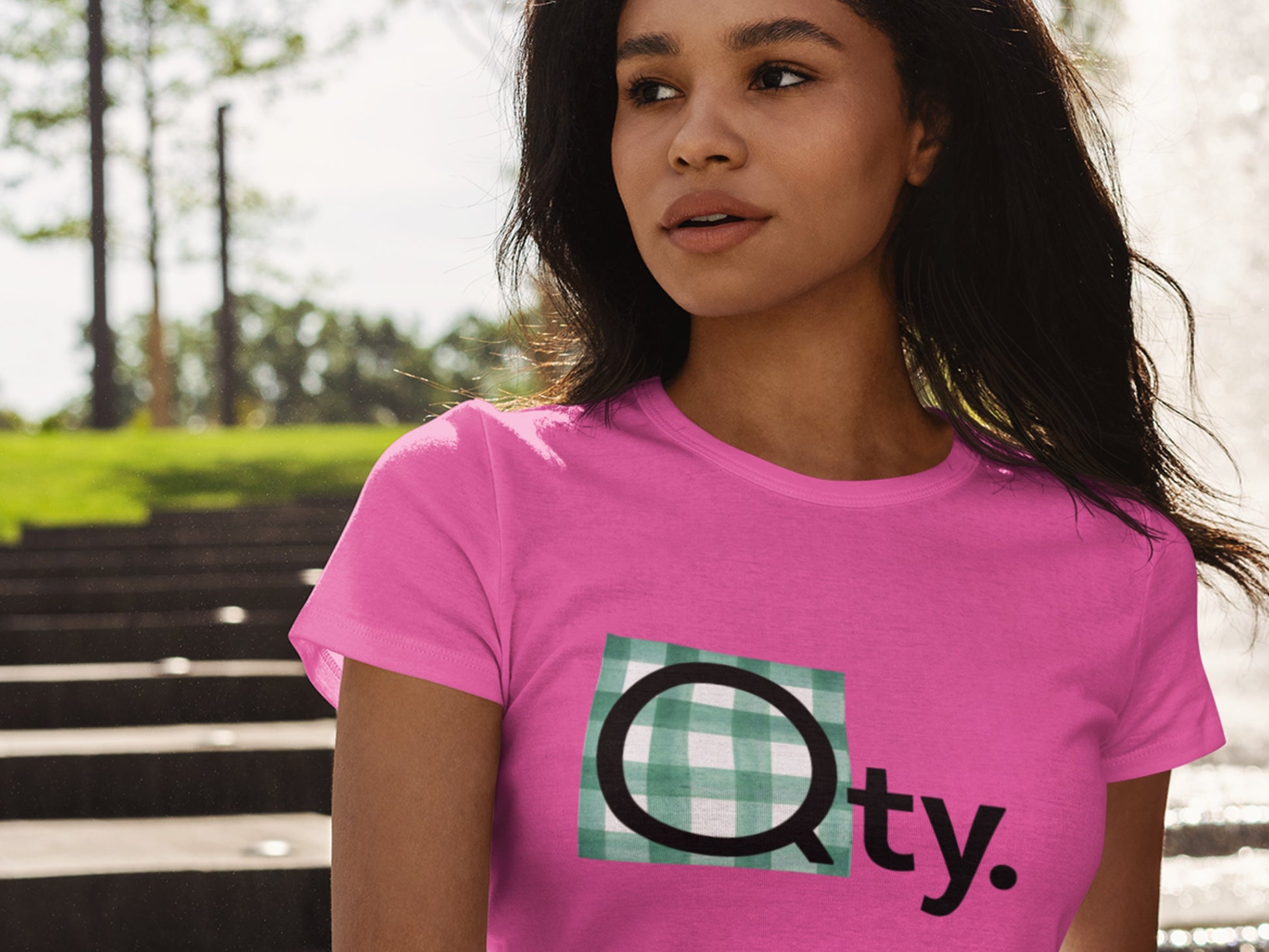 Qty. Charity Pink T-Shirt.