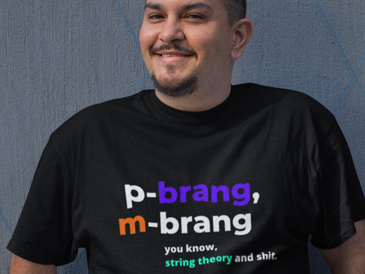 P-Brang, M-Brang Black T-Shirt.