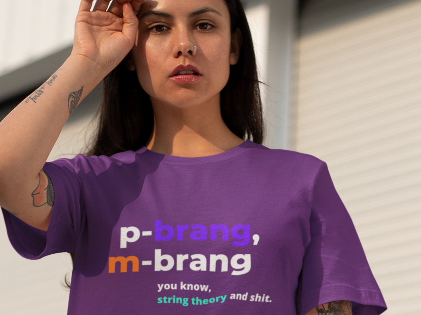 P-Brang, M-Brang Purple T-Shirt.