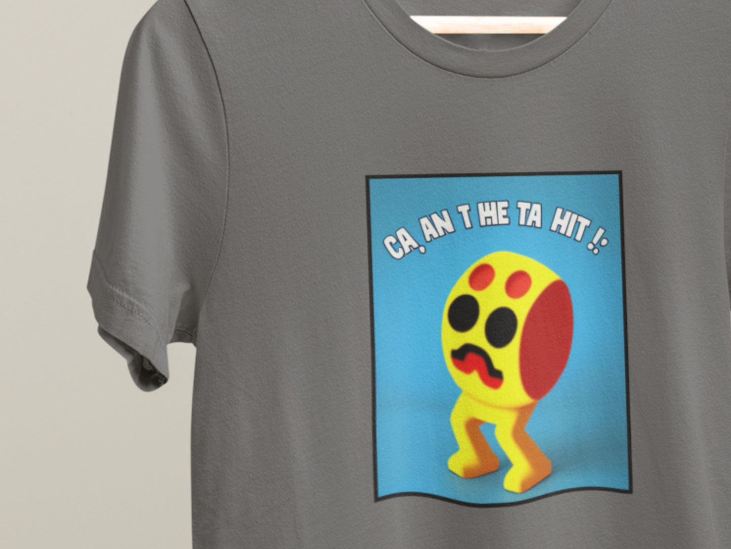 Can Man Ta Hit! Asphalt T-Shirt.