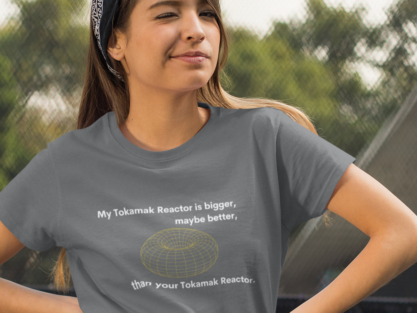 My Tokamak Reactor Is Bigger, Maybe Better, Than Yours Asphalt T-Shirt.