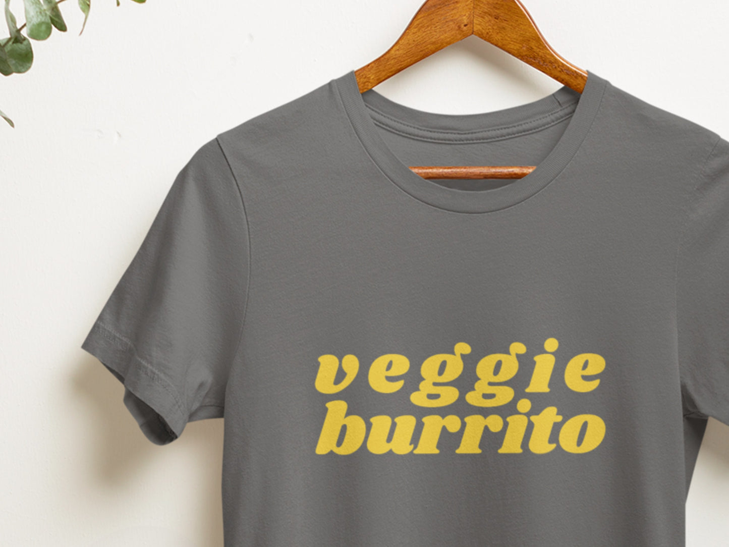 Veggie Burrito Asphalt T-Shirt.