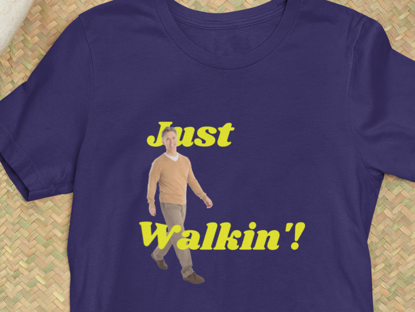 Just Walkin'! Navy T-Shirt.